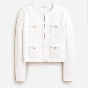J.Crew White Odette Lady Jacket